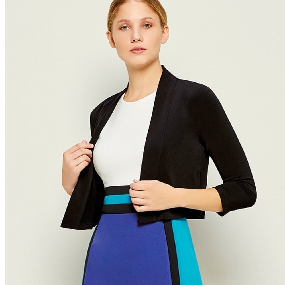 Calvin Klein Open 3/4 Sleeve Stretch Cardigan (M)